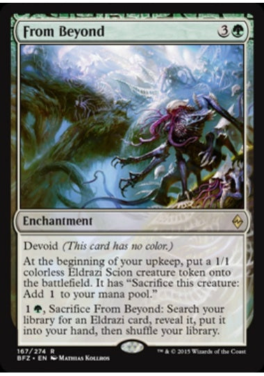 (英)【Foil】彼方より / From Beyond【BFZ】 No.167