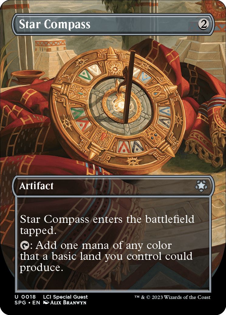 (英)星のコンパス / Star Compass ★ボーダーレス★(スペシャルゲスト) 【SPG】 No.018