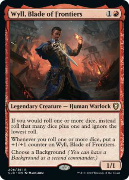 (英)【Foil】辺境の刃、ワイル / Wyll, Blade of Frontiers【CLB】 No.208