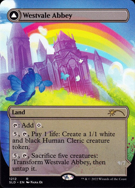 【統率者提示用カード】(英)ウェストヴェイルの修道院 / Westvale Abbey - 不敬の皇子、オーメンダール / Ormendahl, Profane Prince【SLD】 From Cute to Brute No.1212