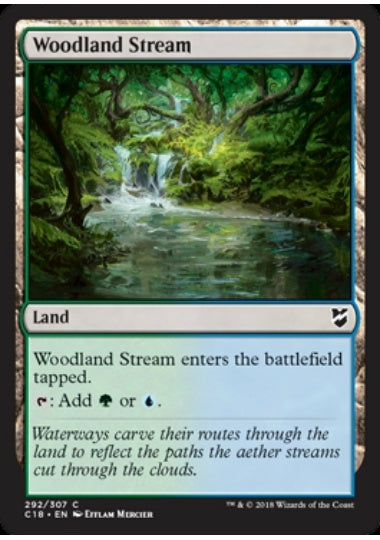 (英)森林地の小川 / Woodland Stream【C18】 No.292