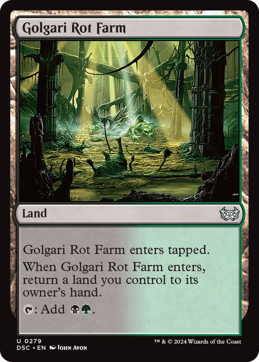 (英)ゴルガリの腐敗農場 / Golgari Rot Farm【DSC】 No.279