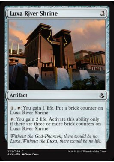 (英)【Foil】ルクサ川の祭殿 / Luxa River Shrine【AKH】 No.232