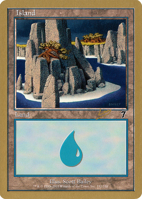 (英)島 / Island【WC02】 World Championship Decks 2002 Raphael Levy 金枠 No.102