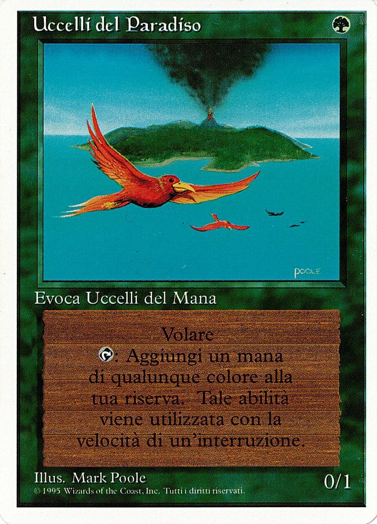 (イタリア語)Uccelli del Paradiso / Birds of Paradise【3ED】 白枠 No.187
