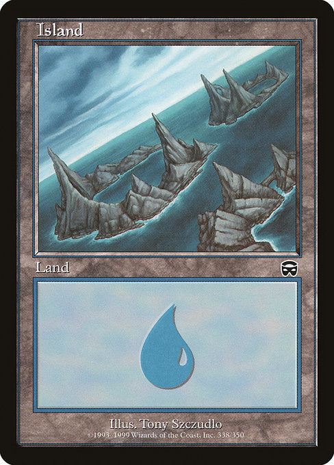 (英)【Foil】島 / Island【MMQ】 No.338