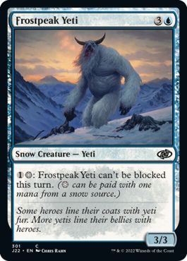 (英)霜峰のイエティ / Frostpeak Yeti【J22】 No.301