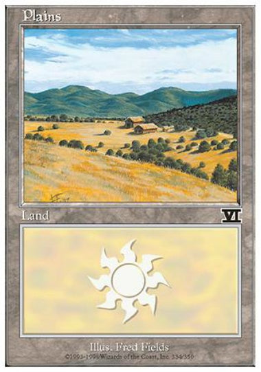 (英)平地 / Plains【6ED】 No.334