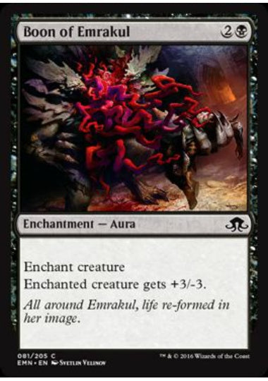(英)エムラクールの加護 / Boon of Emrakul【EMN】 No.081