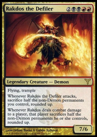(英)【Foil】穢すものラクドス / Rakdos the Defiler【DIS】 No.129