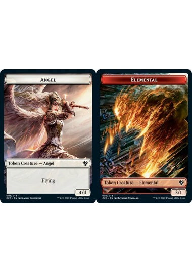(英)天使トークン / Angel Token No.001 - エレメンタルトークン / Elemental Token【C20-TOKEN】 No.010