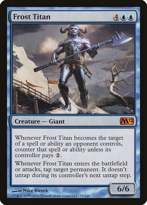 (英)【Foil】霜のタイタン / Frost Titan【M12】 No.055