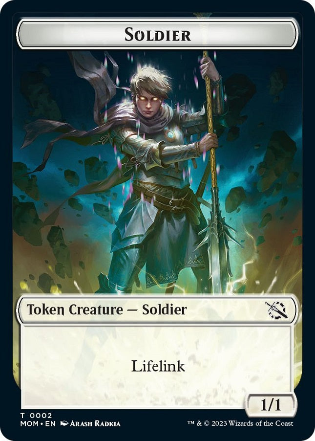 (英)兵士トークン / Soldier Token【MOM-TOKEN】 No.002