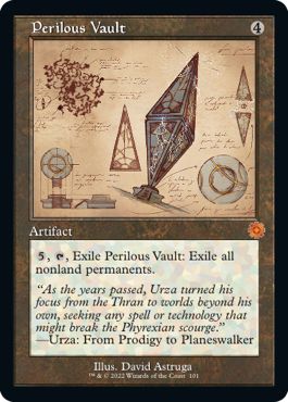 (英)【DR-Foil】危険な櫃 / Perilous Vault【BRR】 設計図カード(シリアルNo入り) No.101