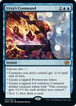 (英)【Foil】ウルザの命令 / Urza's Command【BRO】 No.070