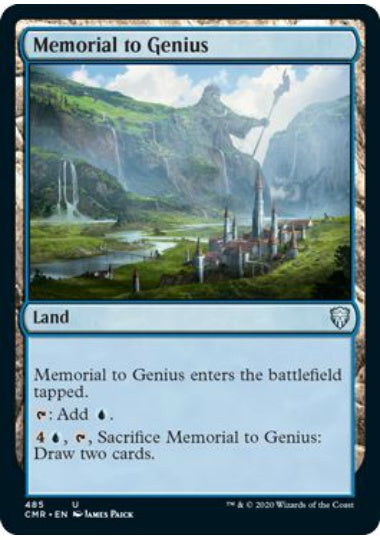 (英)天才の記念像 / Memorial to Genius【CMR】 統率者デッキ収録 No.485