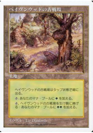 (日)ヘイヴンウッドの古戦場 / Havenwood Battleground【5ED】 No.417