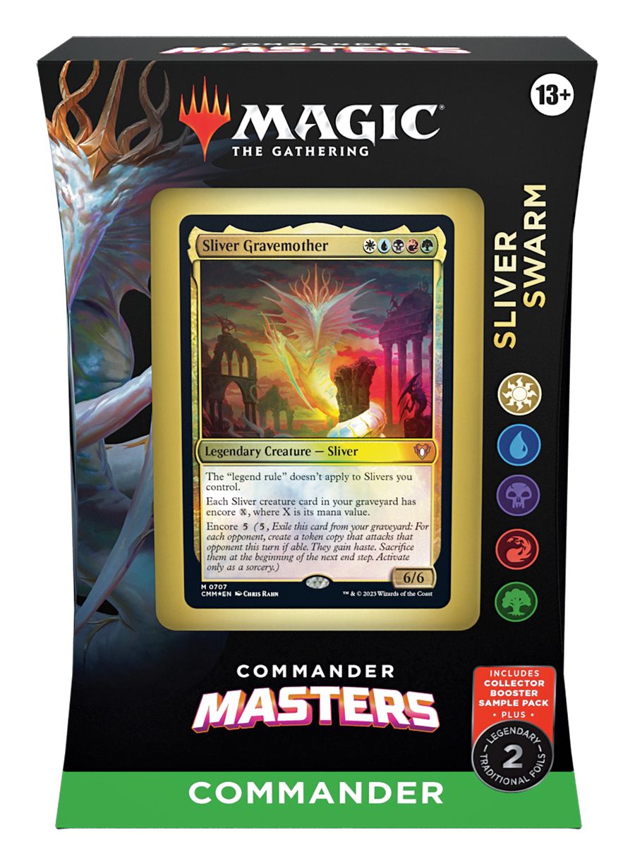 (英)統率者マスターズ 統率者デッキ「スリヴァーの群れ」 / Commander Masters Commander Deck "Sliver Swarm"【BOX】 ※発送方法は「ゆうパック」を選択してください。