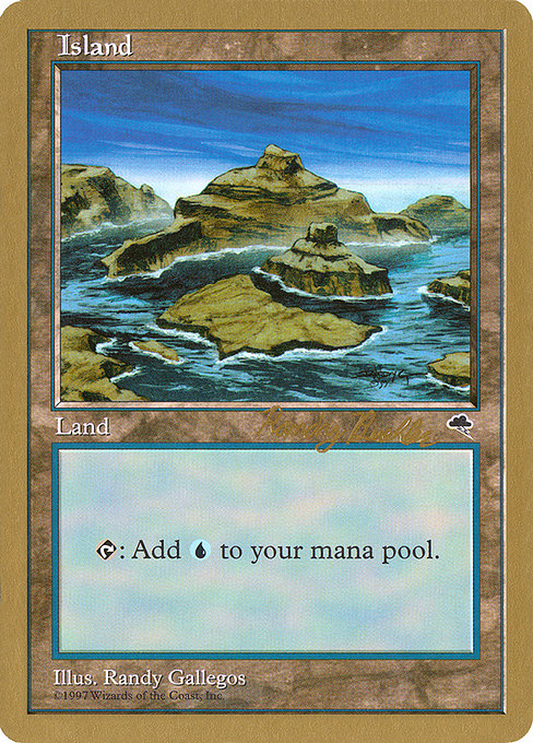 (英)島 / Island【WC98】 World Championship Decks 1998 Randy Buehler 金枠 No.098