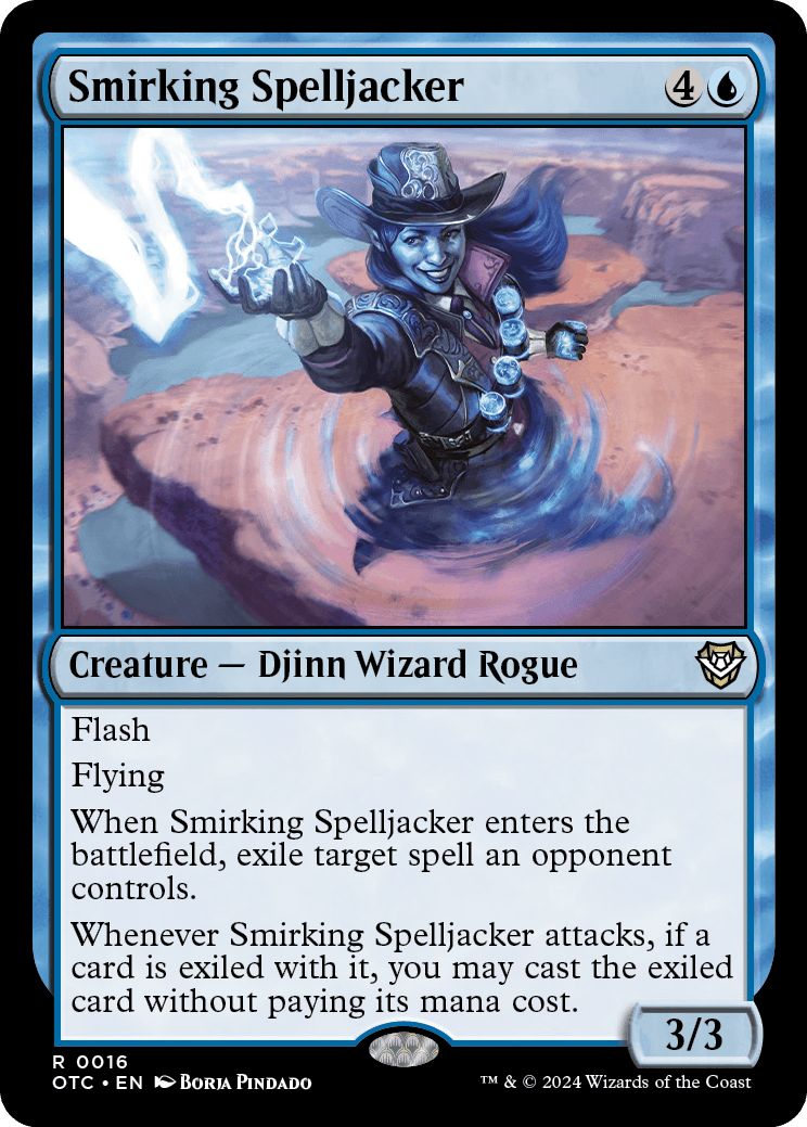 (英)嘲笑う呪文乗っ取り / Smirking Spelljacker【OTC】 No.016