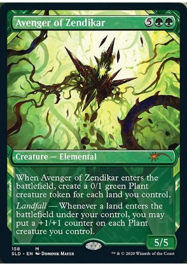 (英)ゼンディカーの報復者 / Avenger of Zendikar【SLD】 Showcase: Zendikar Revisited No.158