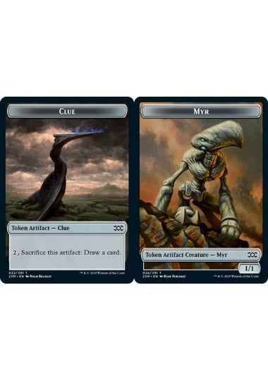 (英)【Foil】手掛かりトークン / Clue TokenNo.022 - マイアトークン / Myr Token【2XM-TOKEN】 No.024