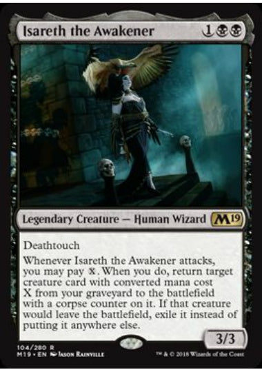 (英)【Foil】呼び覚ます者イザレス / Isareth the Awakener【M19】 No.104