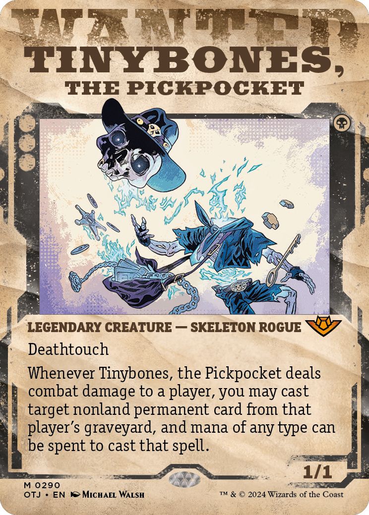 (英)すりのチビボネ / Tinybones, the Pickpocket ★ショーケース枠★(「手配書」ショーケース版) 【OTJ】 No.290