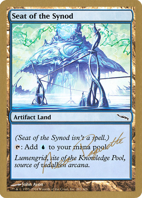 (英)教議会の座席 / Seat of the Synod【WC04】 World Championship Decks 2004 Aeo Paquette 金枠 No.073