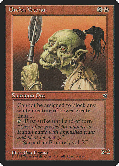 (英)Orcish Veteran 【FEM】 (Dan Frazier) No.062B