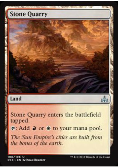 (英)【Foil】採石場 / Stone Quarry【RIX】 No.190