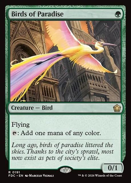 (英)極楽鳥 / Birds of Paradise【FDC】 No.191