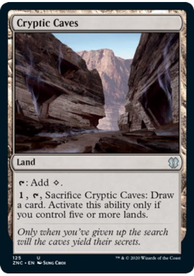 英)謎めいた洞窟 / Cryptic Caves【ZNC】 No.125 | MtG通販サイト