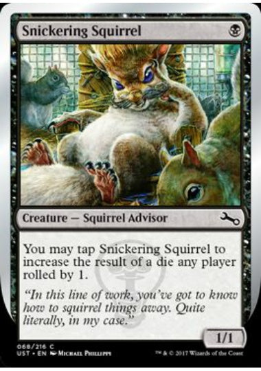 (英)【Foil】Snickering Squirrel 【UST】 No.068