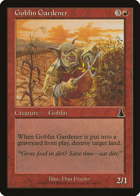 (英)【Foil】ゴブリンの庭師 / Goblin Gardener【UDS】 No.084