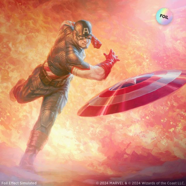 (英)Secret Lair x Marvel's Captain America Foil Edition 【BOX】 ※発送方法は「ゆうパック」を選択してください。