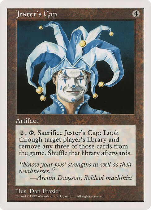 (英)道化の帽子 / Jester's Cap【PRM】 マガジンプロモ 【Oversized Card】 BIG-PRM-004 ※トーナメントで使用することはできません。