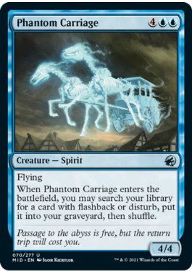 (英)【Foil】幻影の馬車 / Phantom Carriage【MID】 No.070