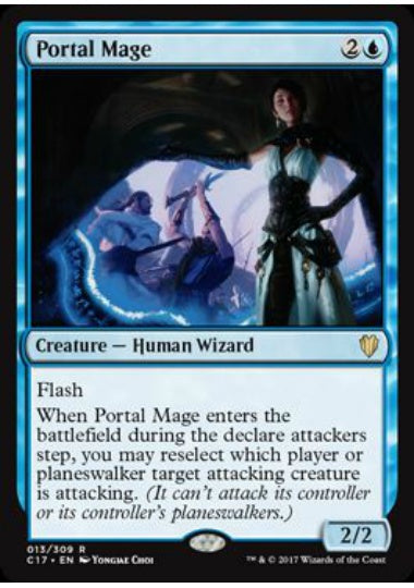 (英)門の魔道士 / Portal Mage【C17】 No.013