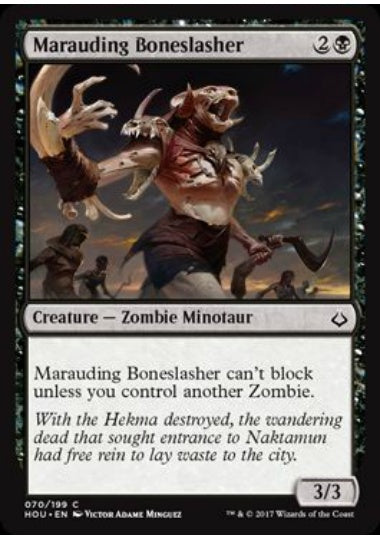 (英)【Foil】無法の斬骨鬼 / Marauding Boneslasher【HOU】 No.070