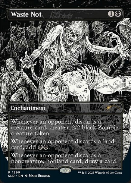 (英)【Foil】無駄省き / Waste Not【SLD】Death Is Temporary, Metal Is Forever No.1299
