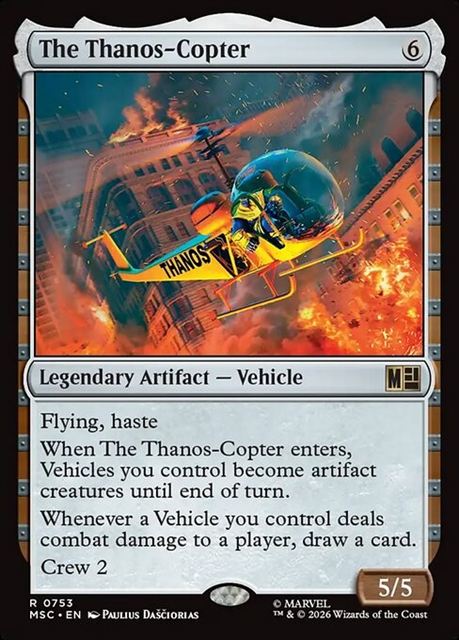 (英)【Foil】サノスコプター / The Thanos-Copter【MSC】 No.753