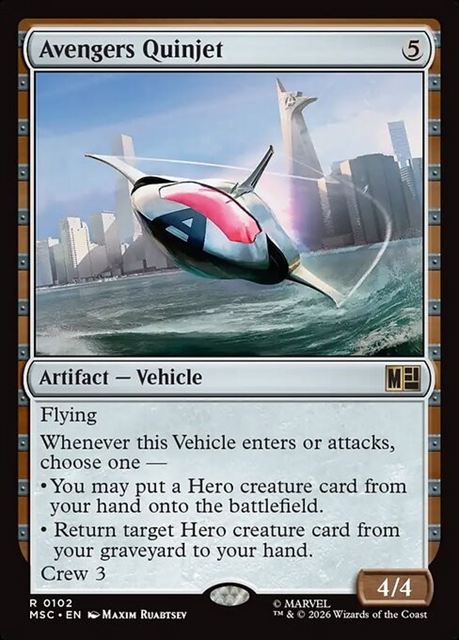 (英)アベンジャーズ・クインジェット / Avengers Quinjet【MSC】 No.102