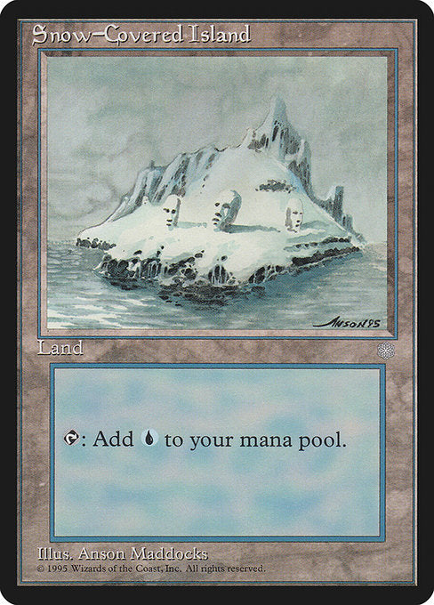 (英)冠雪の島 / Snow-Covered Island【ICE】 No.380