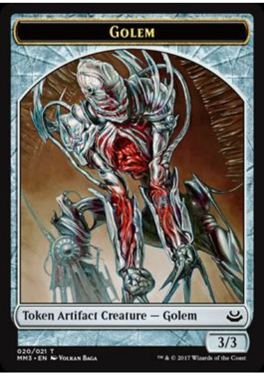 (英)ゴーレムトークン / Golem Token【MM3-TOKEN】 No.020