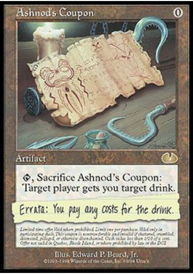 (英)Ashnod's Coupon 【UGL】 No.069
