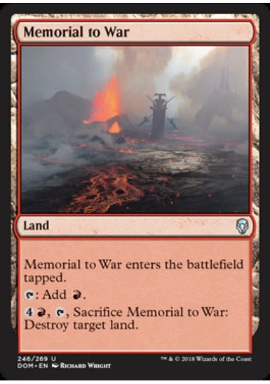 (英)【Foil】闘争の記念像 / Memorial to War【DOM】 No.246