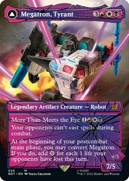 (英)暴君、メガトロン / Megatron, Tyrant - 破壊的な力、メガトロン / Megatron, Destructive Force【BOT】 シャッタード・グラス版 No.026