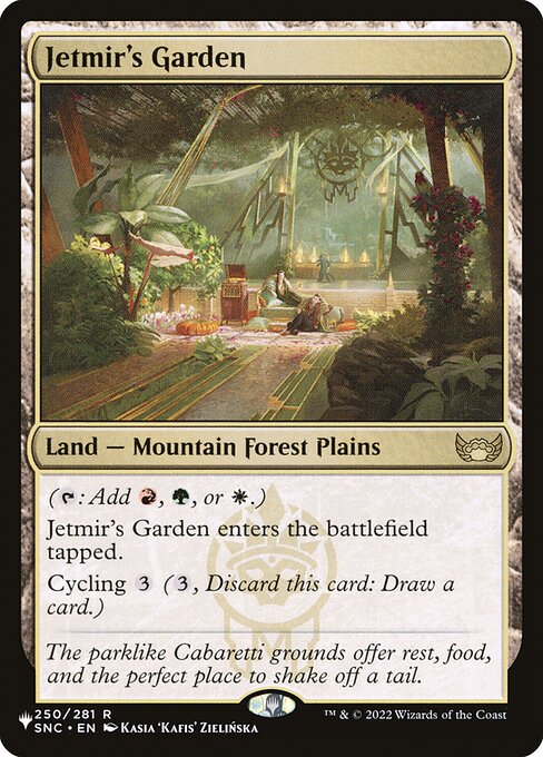 (英)ジェトミアの庭 / Jetmir's Garden【SLD-C24】 Secret Lair Commander Deck: Raining Cats and Dogs No.054