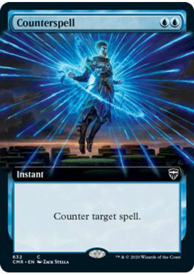 (英)【Foil】対抗呪文 / Counterspell ★拡張枠★ 【CMR】 No.632